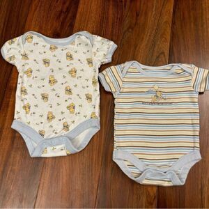 Disney Baby Winnie the Pooh 2 bodysuits/onesies